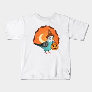 Halloween Budgie Kids T-Shirt